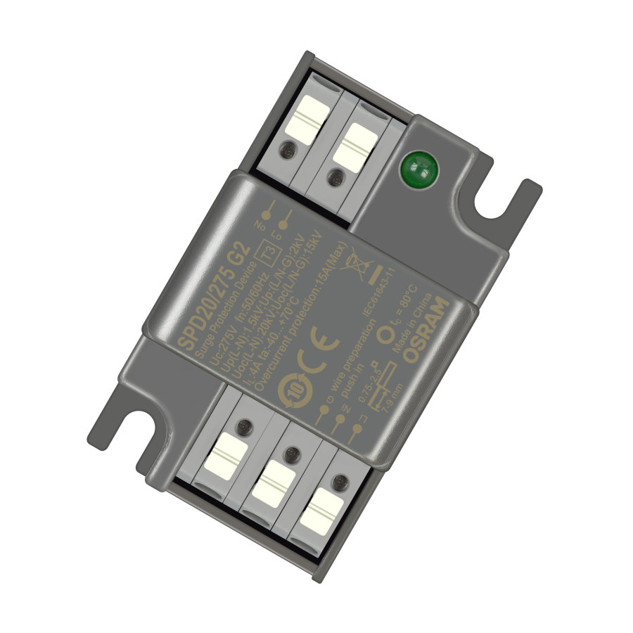 Osram Surge Protector, 15 A, 20 kV, Screw