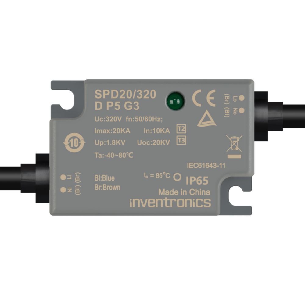Inventronics 1 Phase Surge Protection Device, 10 kA, 1.5 kV, Screw