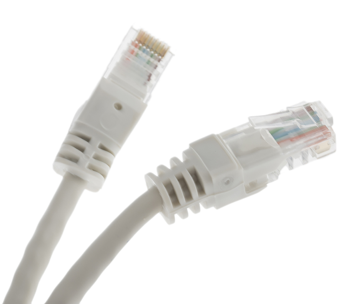 Decelect, 0.5 m Cat5e Ethernet Cable, Grey Polyvinyl Chloride Sheath Unscreened, Unshielded