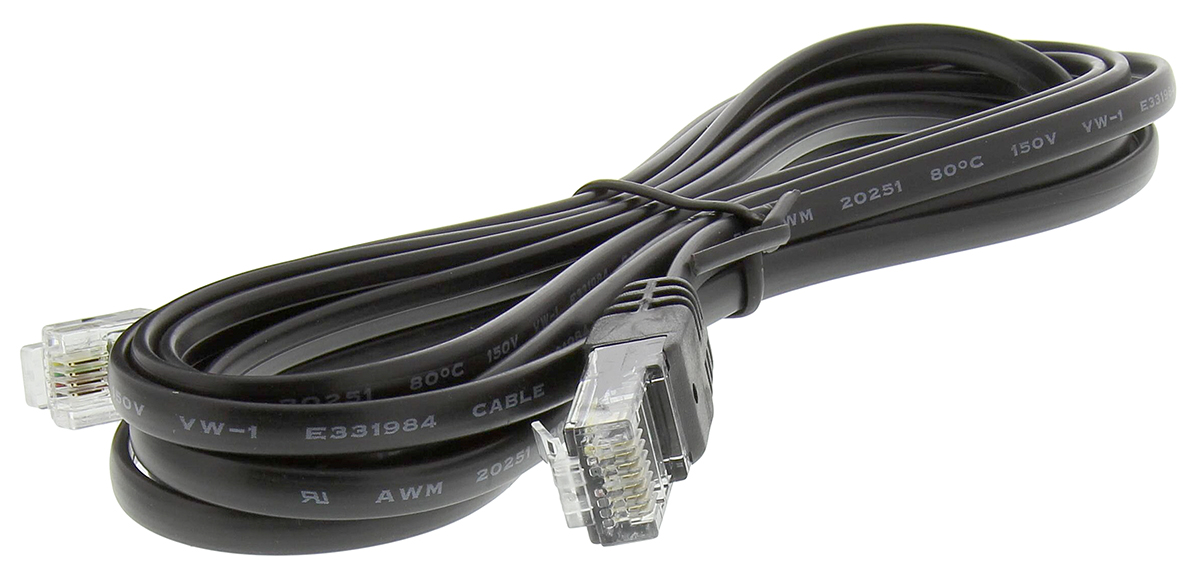 Decelect SPE, 3 m Cat5 Ethernet Cable, Black, F/UTP Polyvinyl Chloride Sheath