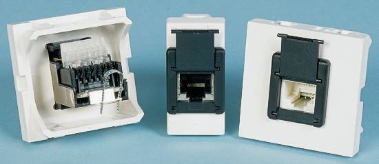 Decelect RJ45 Connector Female, Cat5 FTP Shield Straight
