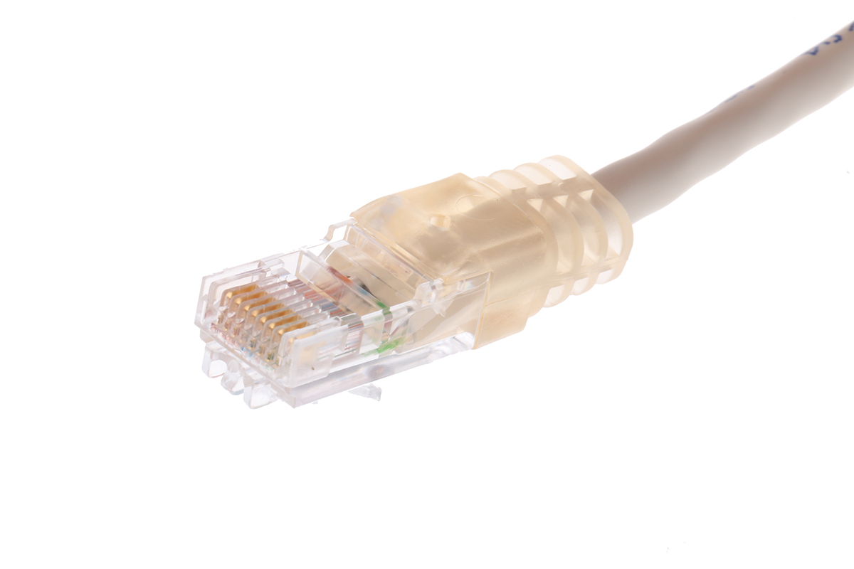 spe190712 Decelect SPE, 2 m Cat5 Ethernet Cable, Grey, Unshielded Polyvinyl Chloride Sheath