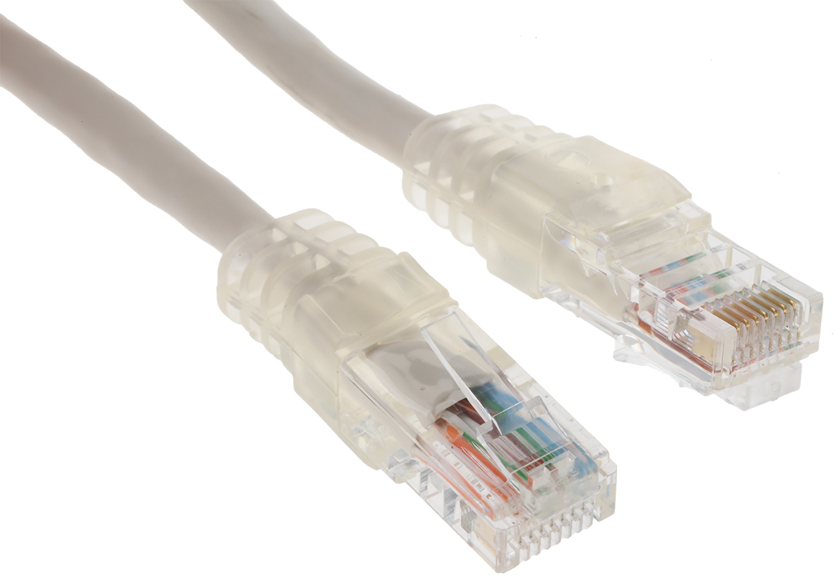 Decelect SPE, 5 m Cat5 Ethernet Cable, Grey, Unshielded Polyvinyl Chloride Sheath