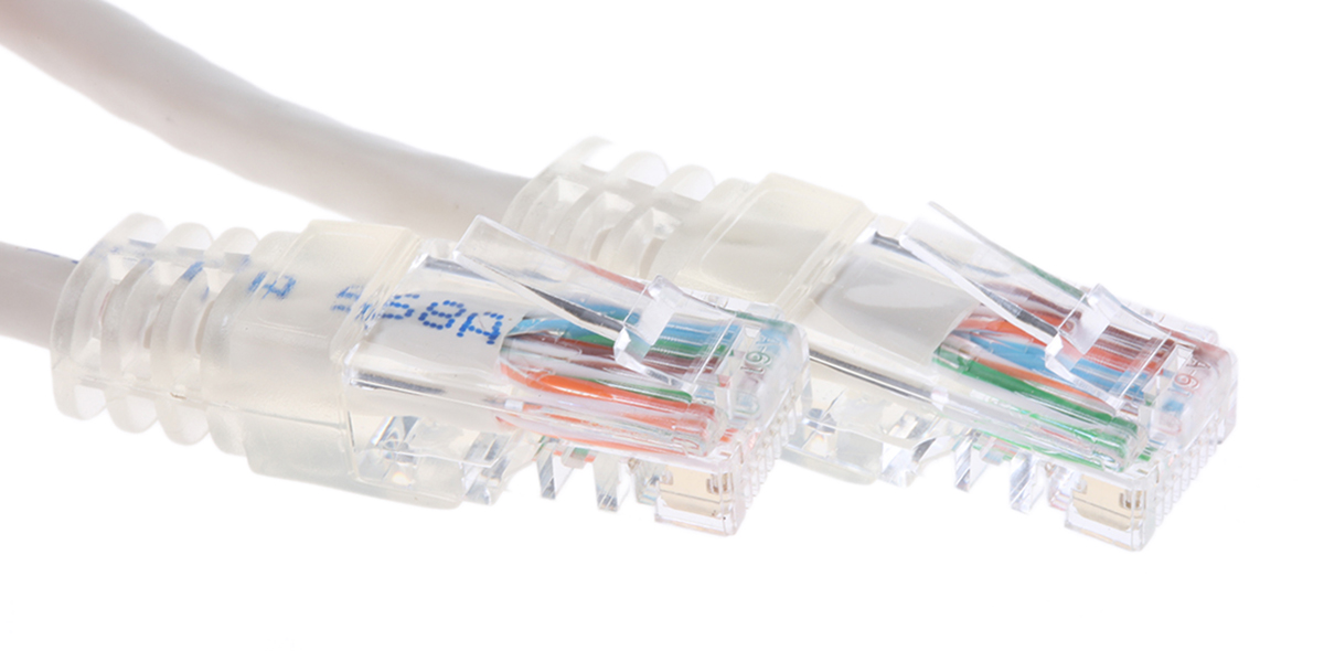 Decelect SPE, 0.5 m Cat5 Ethernet Cable, Grey, Unshielded Polyvinyl Chloride Sheath