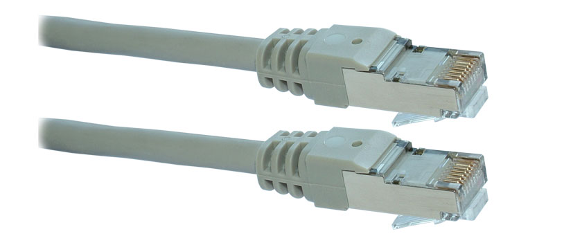 Decelect SPE192195, 1 m Cat6a Ethernet Cable, White, Shielded PVC Screened Low Smoke Zero Halogen Sheath
