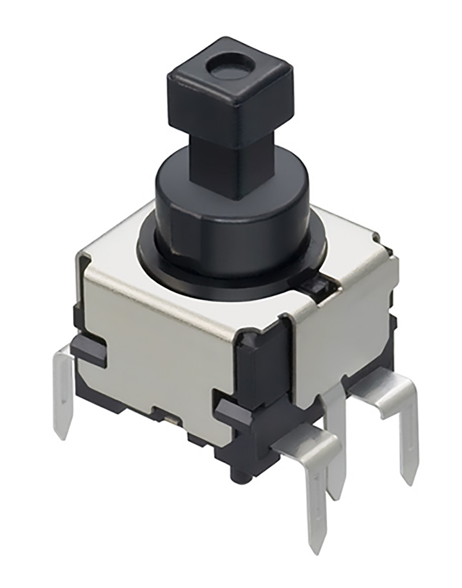 Alps Alpine SPEF Series Push Button Switch, Latching, PCB, SPDT, 14.5 V dc 100 V ac