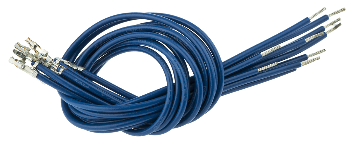 JST SPHD Crimp Wire Unterminated, 150 mm, White