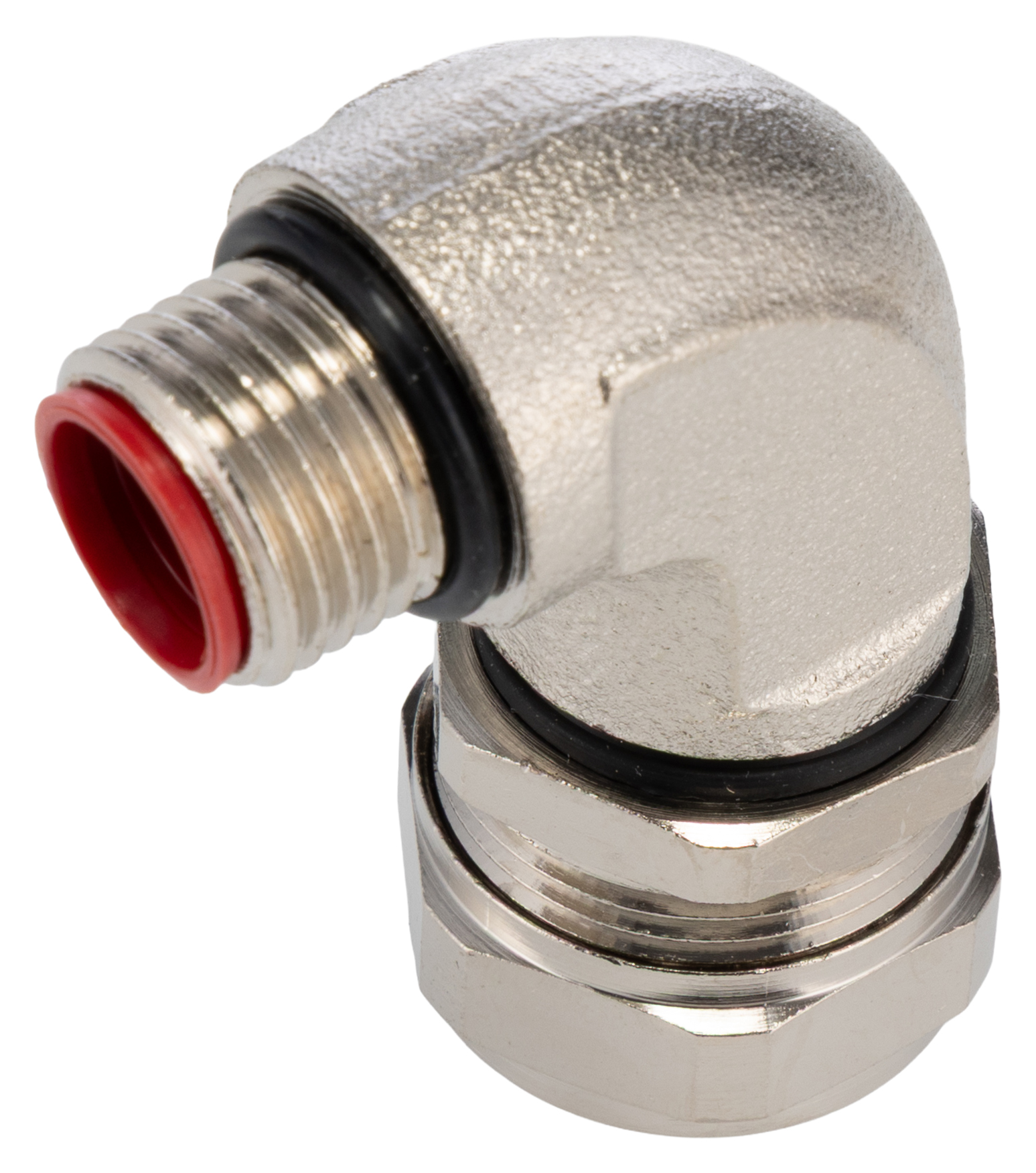 Adaptaflex Conduit Nickel Plated, Conduit Fitting, 16 mm Nominal Size, M16, Steel, Silver IP67 rating