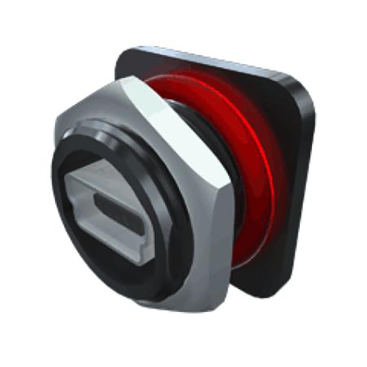 Samtec Right Angle, Through Hole Female- 1 Port Type Mini USB Type B IP68 USB Connector USB 2.0