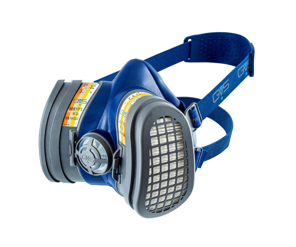 GVS Elipse Series Half Mask Replacement Filter Included Half Mask, Size M/L