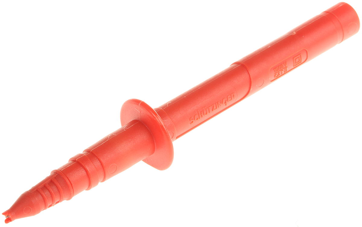 Schutzinger Spring Loaded Test Probe, 5 mm Tip, 1kV, 4 mm Socket, 32A