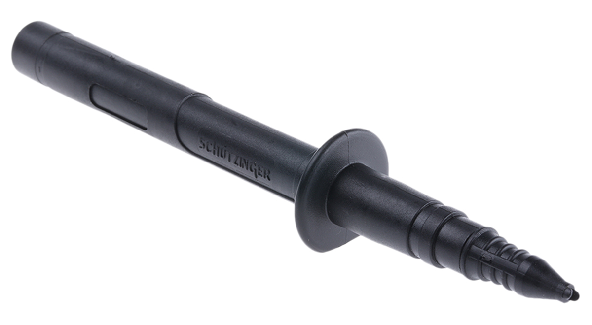 Schutzinger Spring Loaded Test Probe, 5 mm Tip, 1kV, 4 mm Socket, 32A