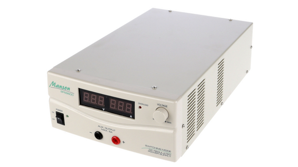 Manson Digital Bench Power Supply, 1-Output 1 V to  15V dc, 900 W, 60 A Max