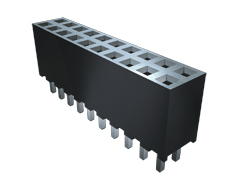 Samtec SQT Series Straight Surface PCB Socket, 8-Contact, 2 Row, 2 mm Pitch Solder