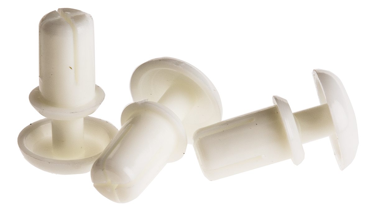 Essentra Nylon Snap Rivet, 3.5 mm