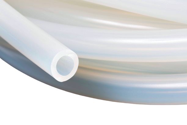 Saint-Gobain Silicone, Flexible Tubing, 3 mm ID, 6 mm OD, Transparent, 50 m