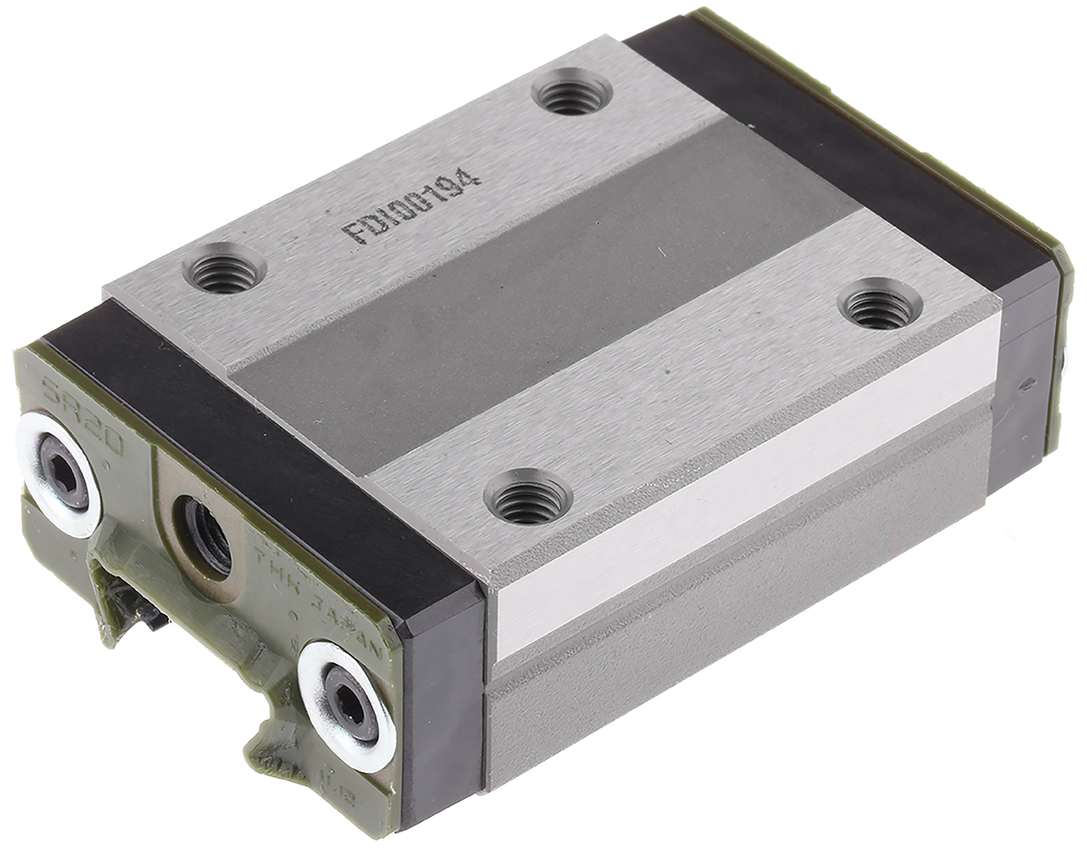 THK Linear Guide Carriage SR20W1SS(GK) SR Series, 12.5 kN Dynamic Load