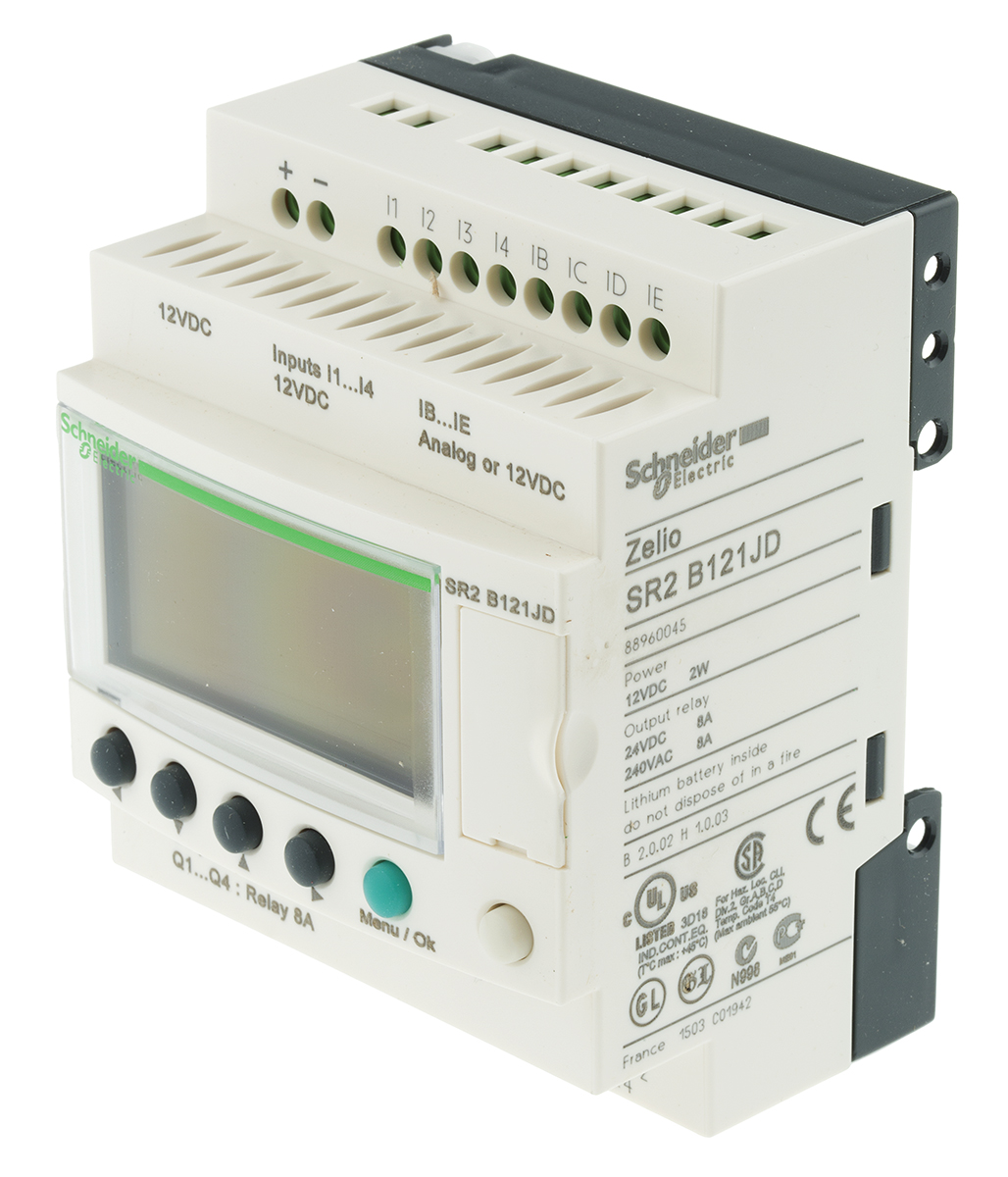 Schneider Electric Zelio Logic Series Logic Module, Relay Output, 8-Input, Analogue Input