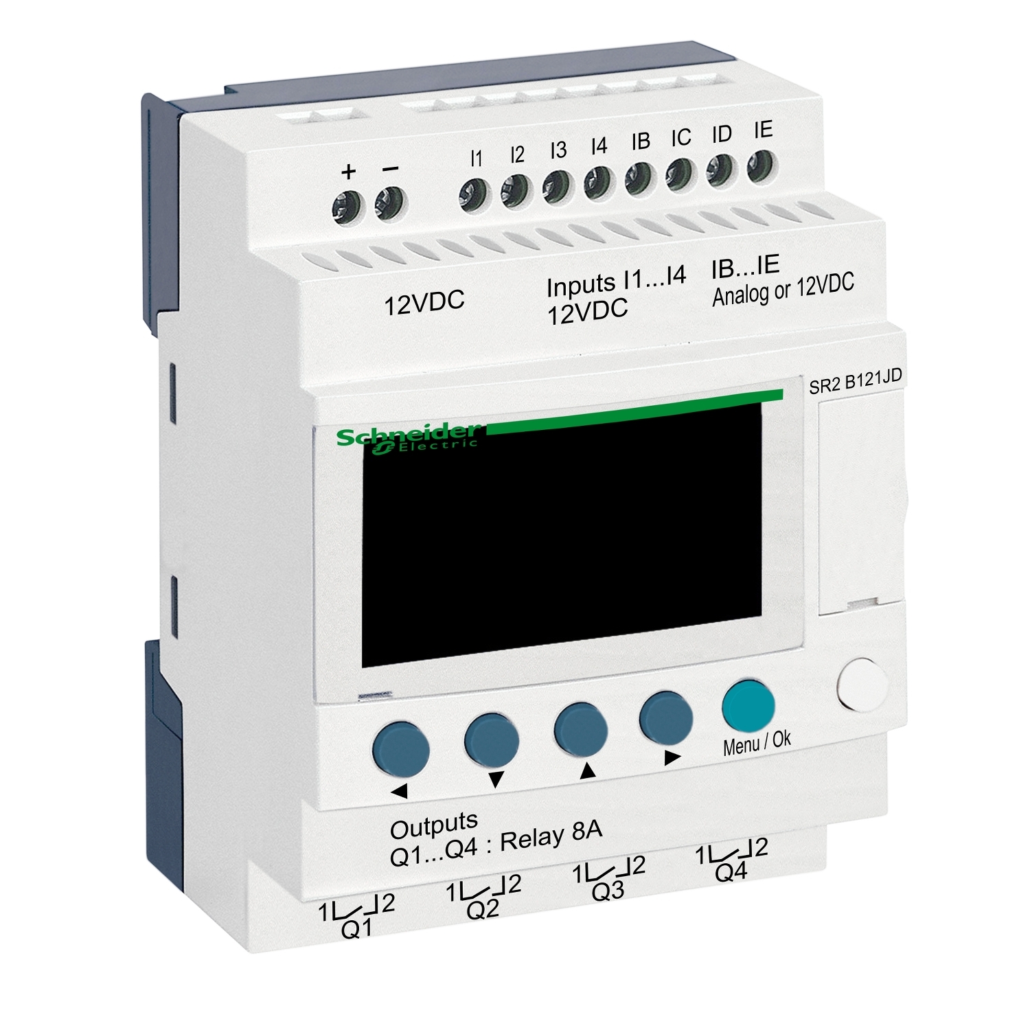 sr2b121jd Schneider Electric Zelio Logic Series Logic Module, Relay Output, 8-Input, Analogue Input