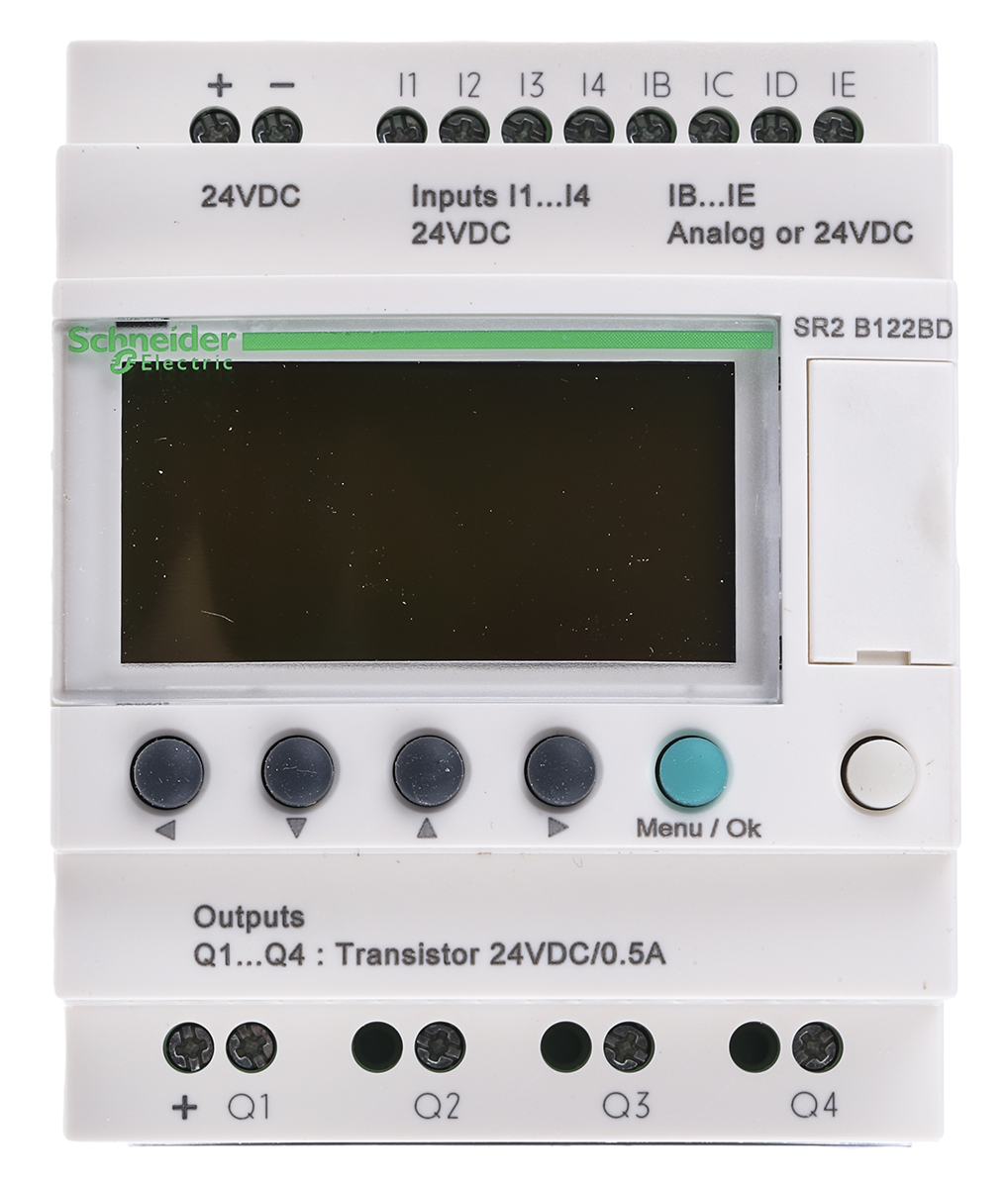 Schneider Electric Zelio Logic Series Logic Module, Transistor Output, 8-Input, Analogue Input