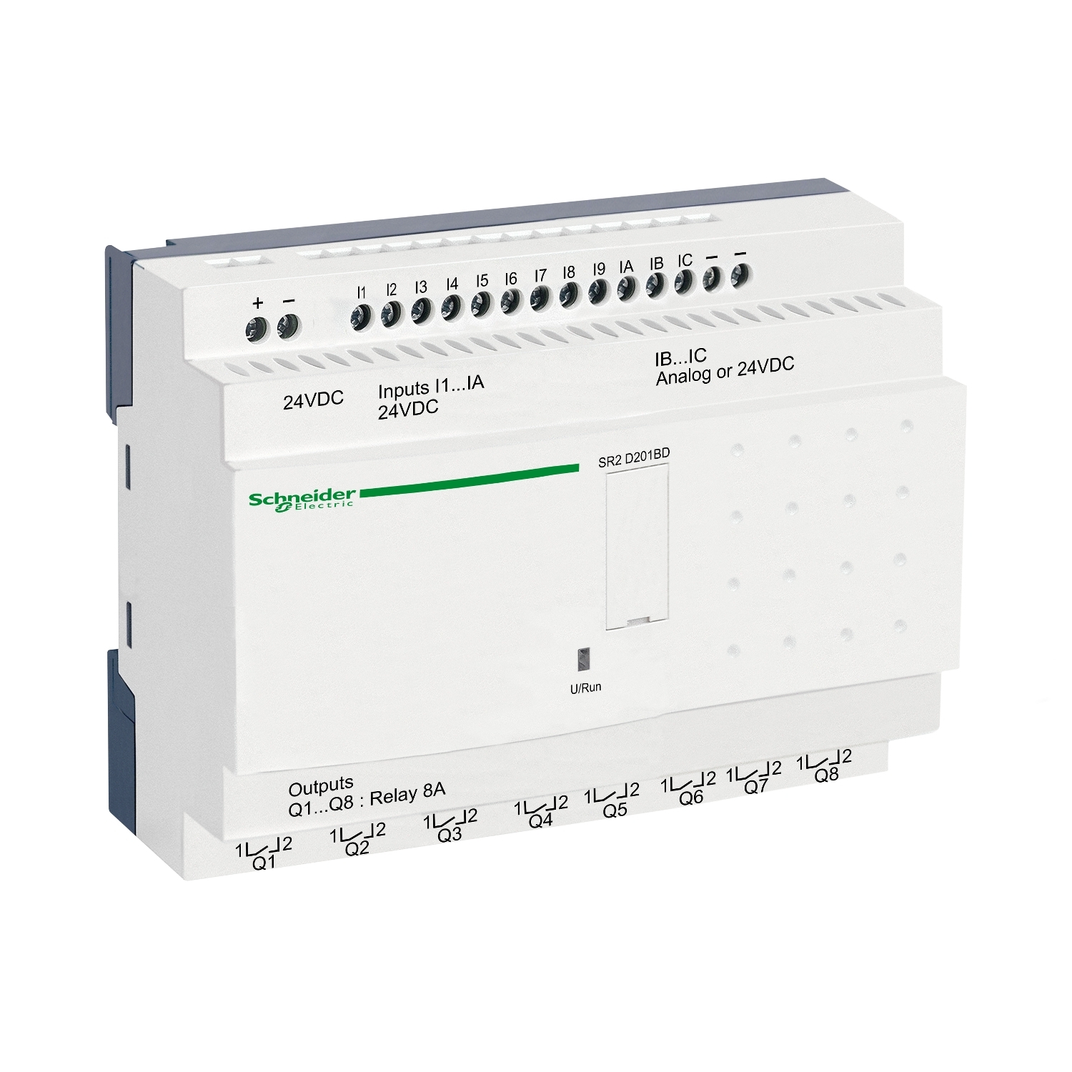 Schneider Electric Zelio Logic Series Logic Module, Relay Output, 12-Input, Discrete Input