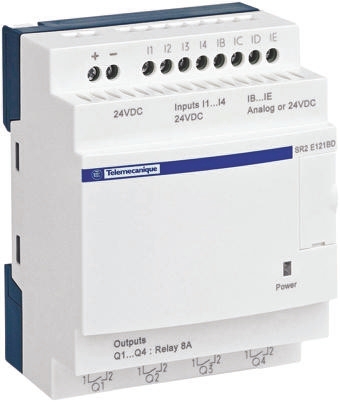 Schneider Electric Zelio Logic Series Logic Module, Relay Output, 8-Input, Discrete Input