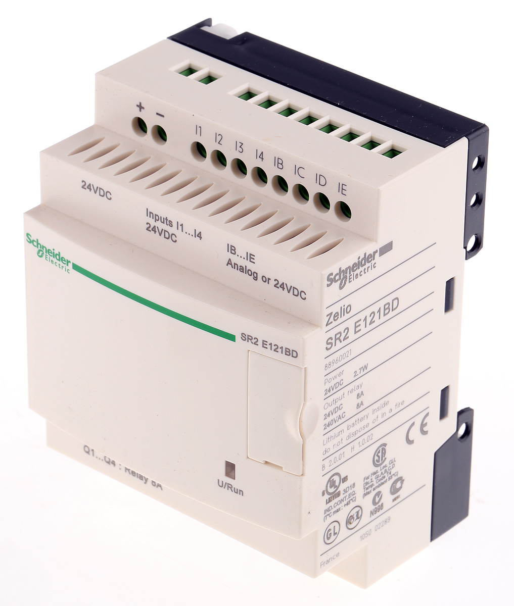 Schneider Electric Zelio Logic Series Logic Module, Relay Output, 8-Input, Discrete, Analogue Input