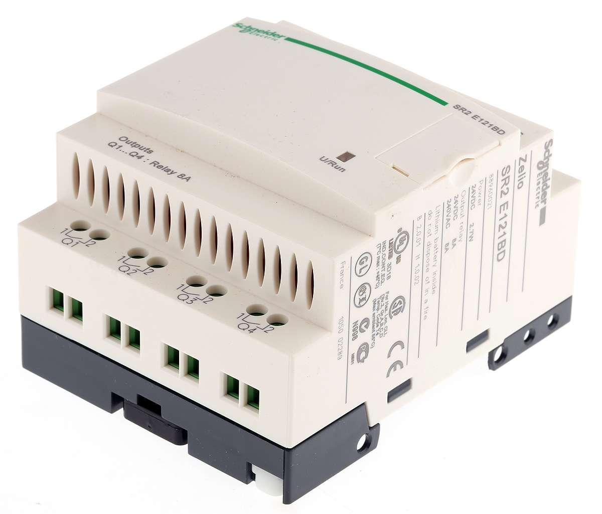 sr2e121bd Schneider Electric Zelio Logic Series Logic Module, Relay Output, 8-Input, Discrete, Analogue Input