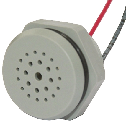 Sonitron 95 dB Panel Mount Continuous External 26 mm Buzzer 14 cm 5 V dc Min 80V dc Max