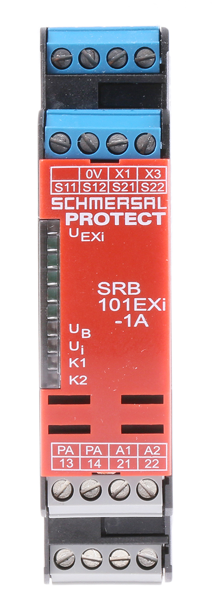 Schmersal SRB 101Exi, 24V dc Safety Relay, 1 Safety Contacts, 1