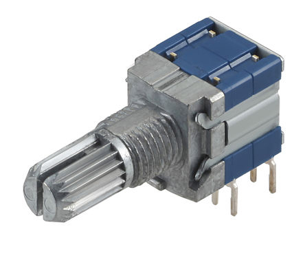 Alps Alpine SRBM, 6 Position SP6T Rotary Switch, 100mA, Terminal