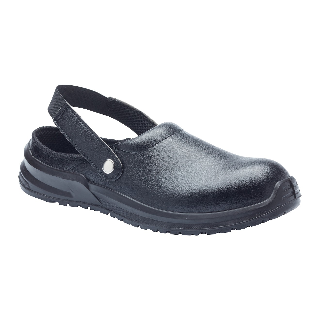 Rodo SRC02 Unisex Black Steel Clog, UK 5, EU 38
