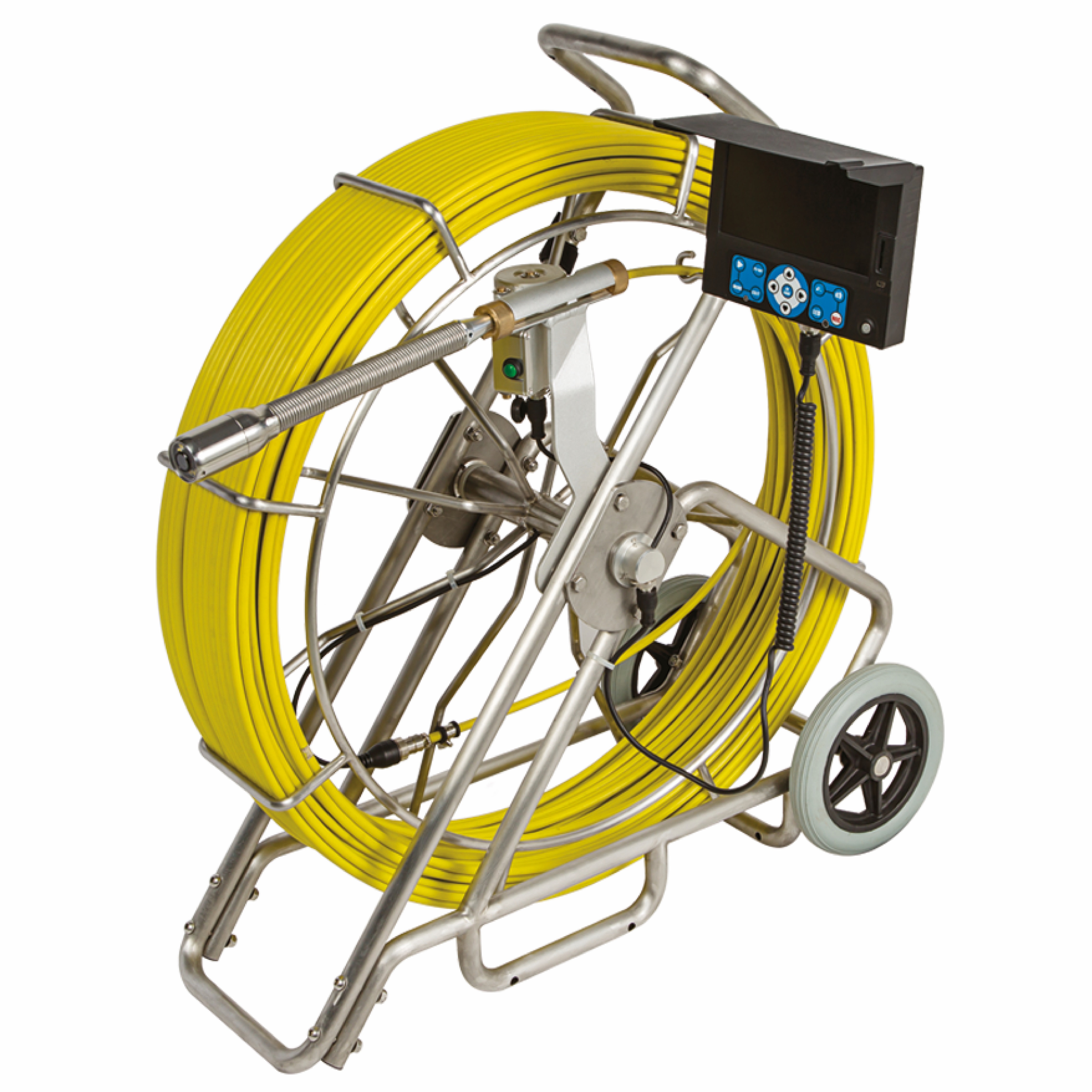 SuperRod SRCAMV8.1 50 mm probe Inspection Camera, 120 m Probe Length