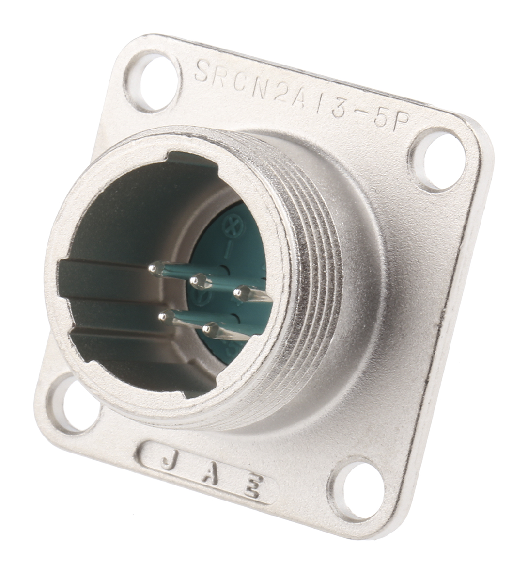 JAE Circular Connector, 5 Contacts, Panel Mount, Miniature Connector, Plug, Male, SRCN Series