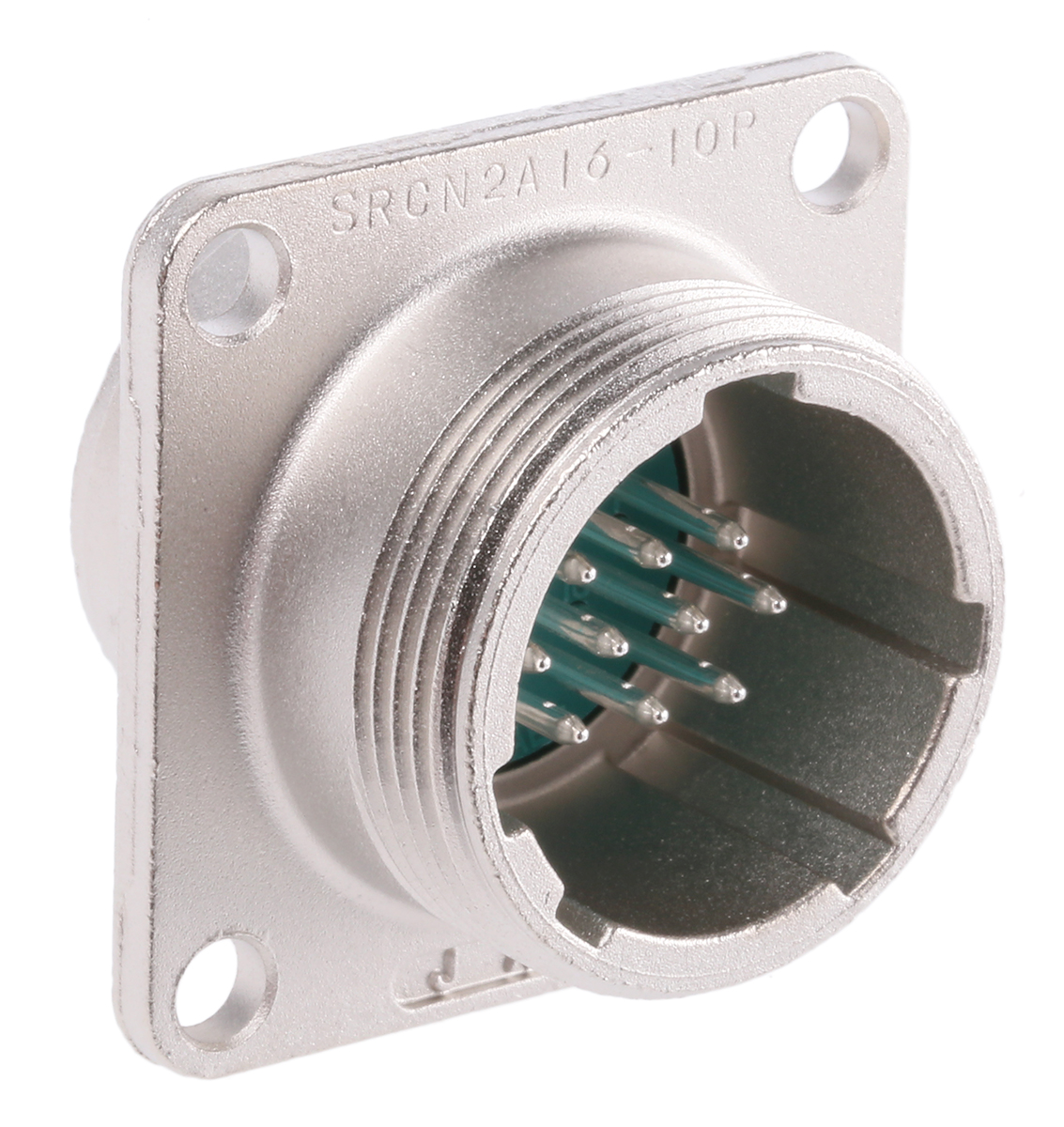 JAE Circular Connector, 10 Contacts, Panel Mount, Miniature Connector, Plug, Male, SRCN Series