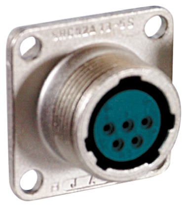 JAE Circular Connector, 7 Contacts, Panel Mount, Miniature Connector, Socket, Female, SRCN Series