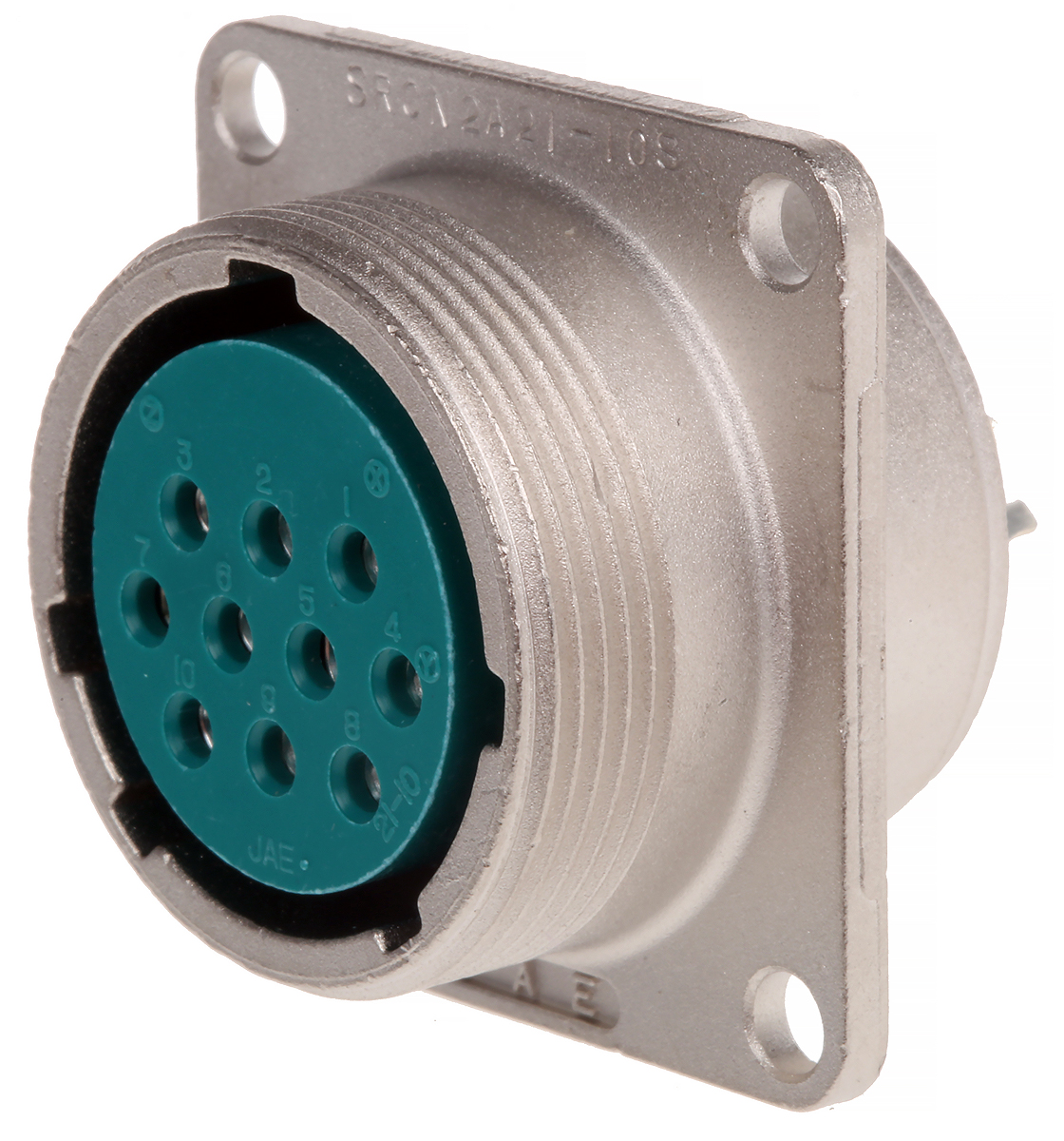 JAE Circular Connector, 10 Contacts, Panel Mount, Miniature Connector, Socket, Female, SRCN Series