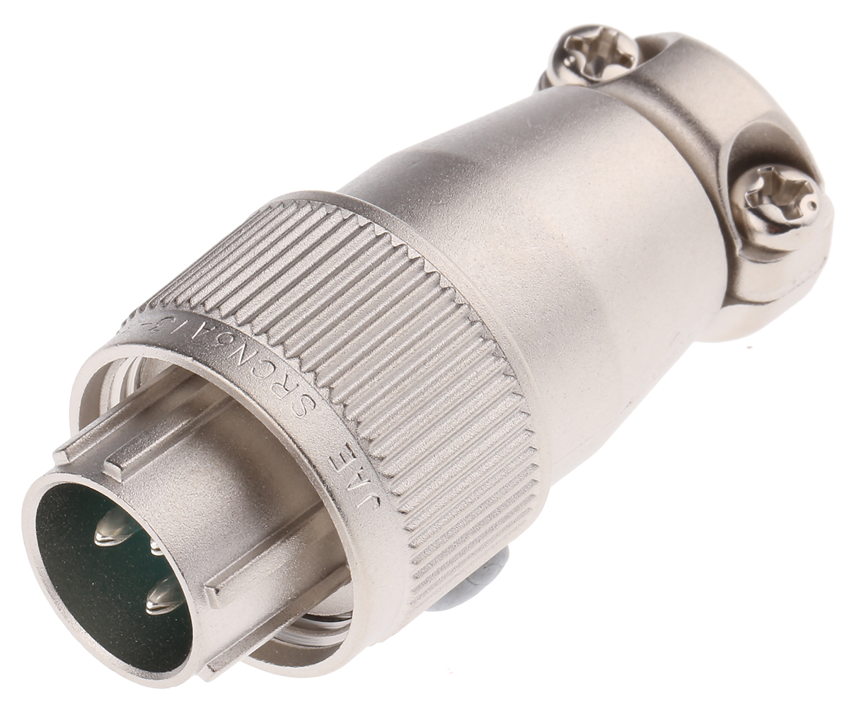 JAE Circular Connector, 3 Contacts, Cable, Miniature Connector, Plug, Male, SRCN Series