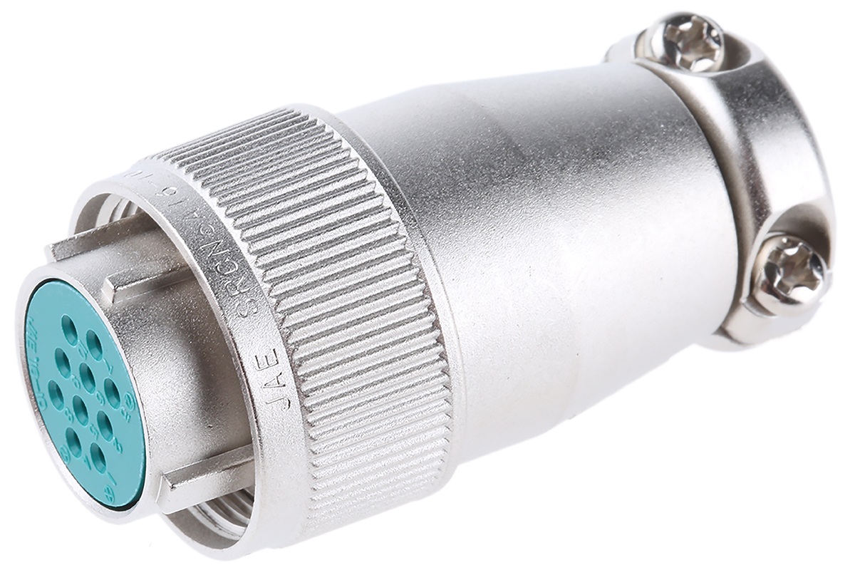 JAE Circular Connector, 10 Contacts, Cable, Miniature Connector, Plug, Female, SRCN Series