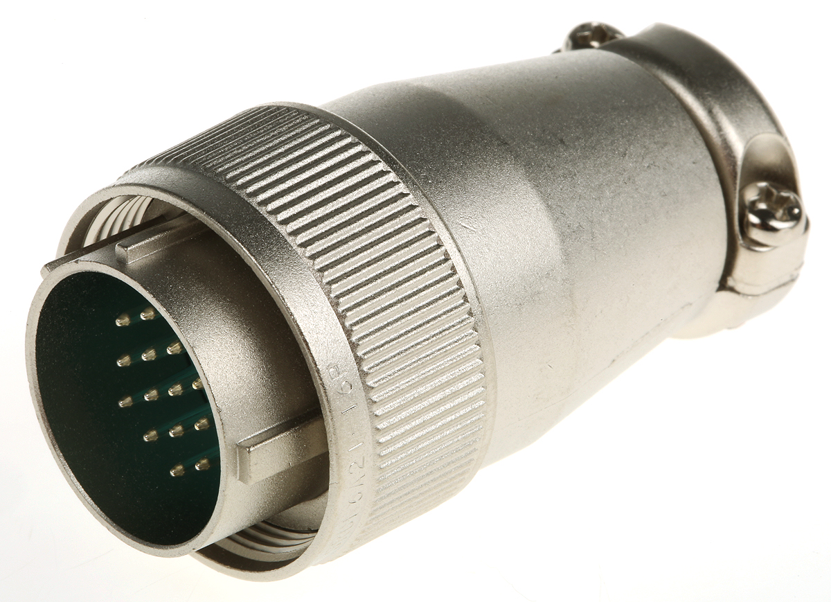 JAE Circular Connector, 16 Contacts, Cable, Miniature Connector, Plug, Male, SRCN Series