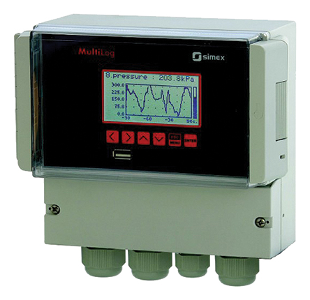 Simex SRD N16A 2 Graphical Chart Recorder RTD, Thermocouple