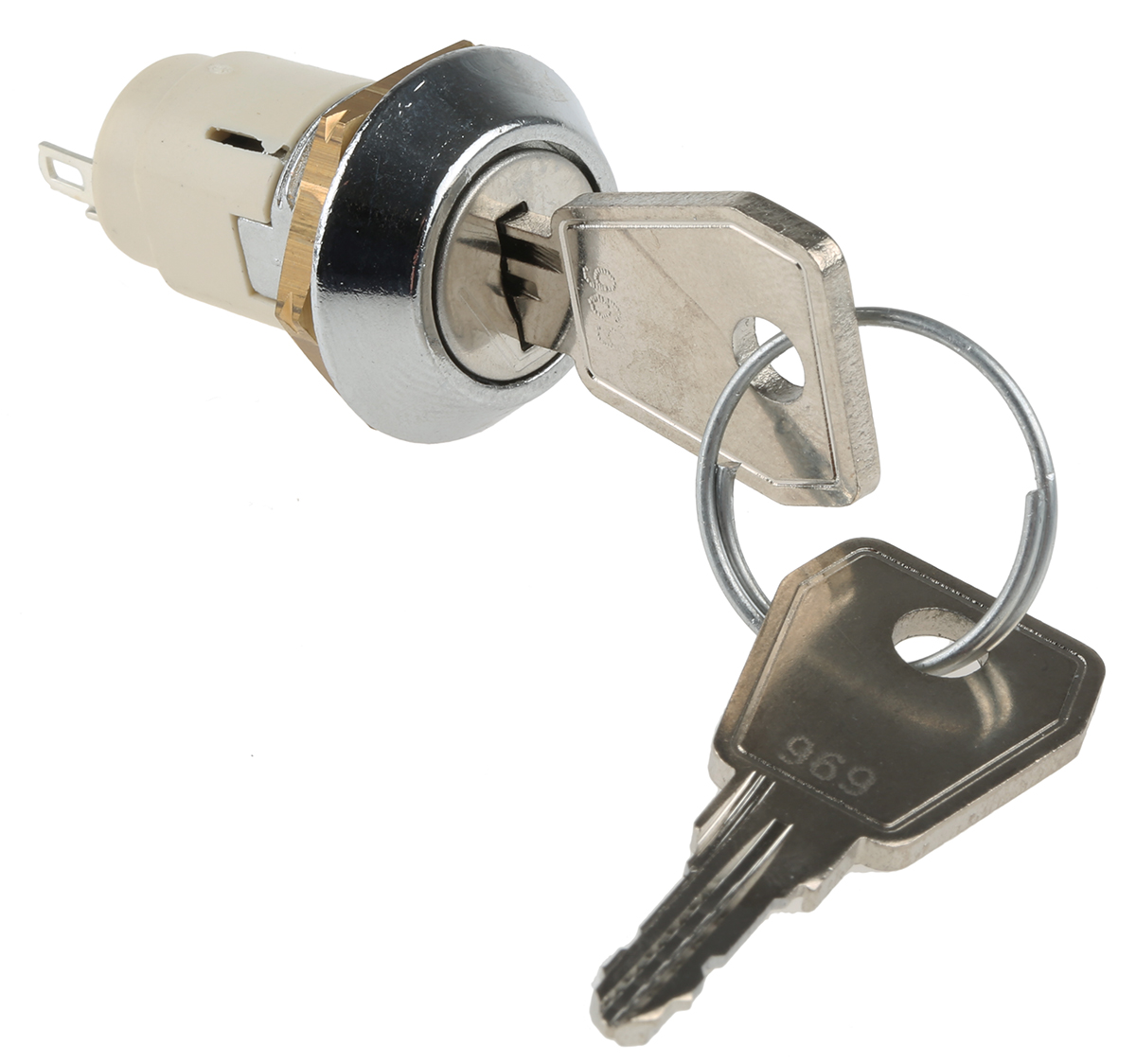 Lorlin Key Switch, SPDT, 1A 2-Way Random-Key