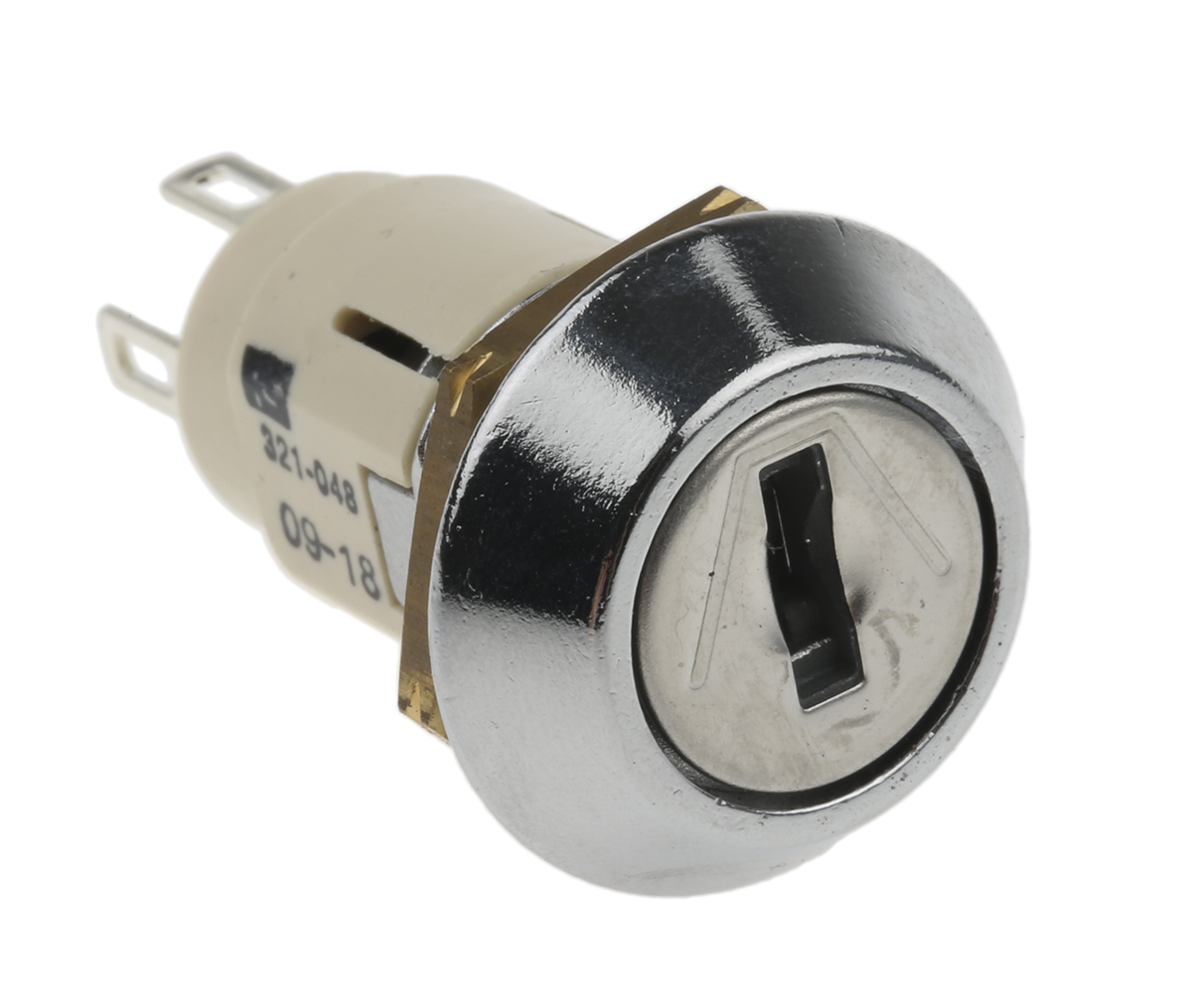 Lorlin Key Switch, SPCO, 5A 2-Way Common-Key