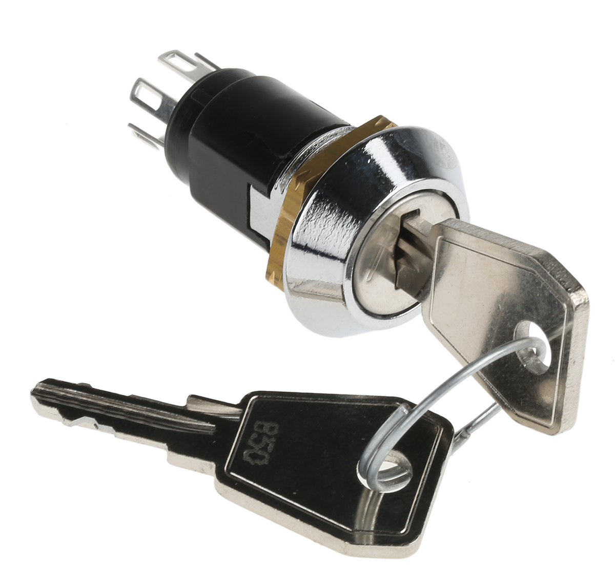 Lorlin Key Switch, DPCO, 1A 2-Way Common-Key