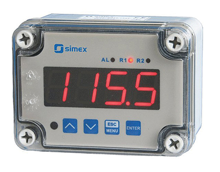 Simex SRT-N118 Wall Mount On-Off Temperature Controller 1 Input, 2 Output Relay 260V ac IR Remote Controller