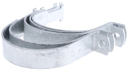 Unistrut Hot Dip Galvanised Steel Pipe Clamp 32mm x, 14 mm, 150 mm