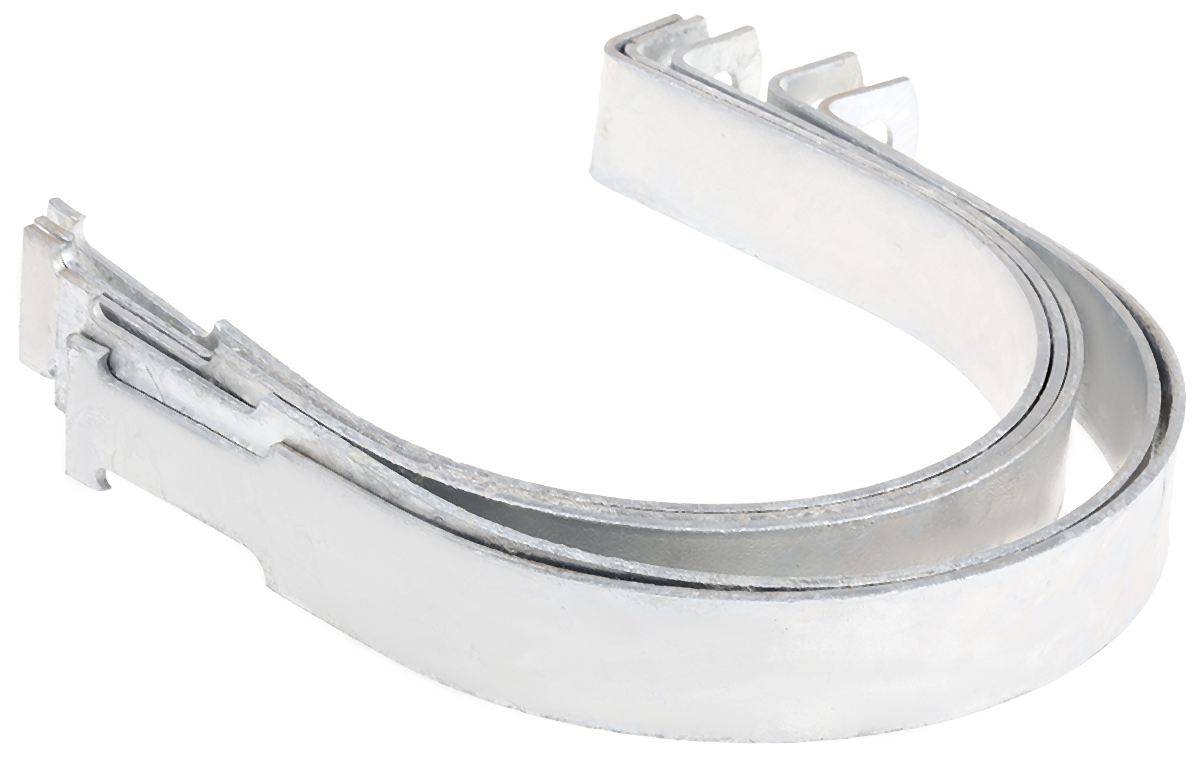ss-2-m Unistrut Hot Dip Galvanised Stainless Steel Pipe Clamp 32mm x, 14 mm, 204 mm