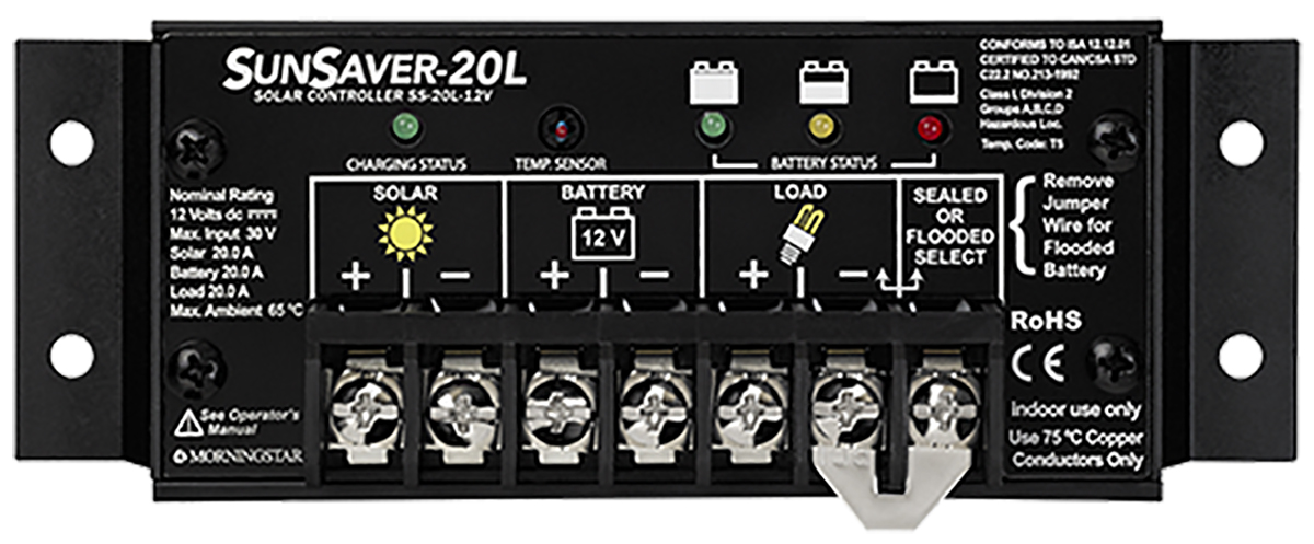 Morningstar 60 V Solar Charge Controller 20 A