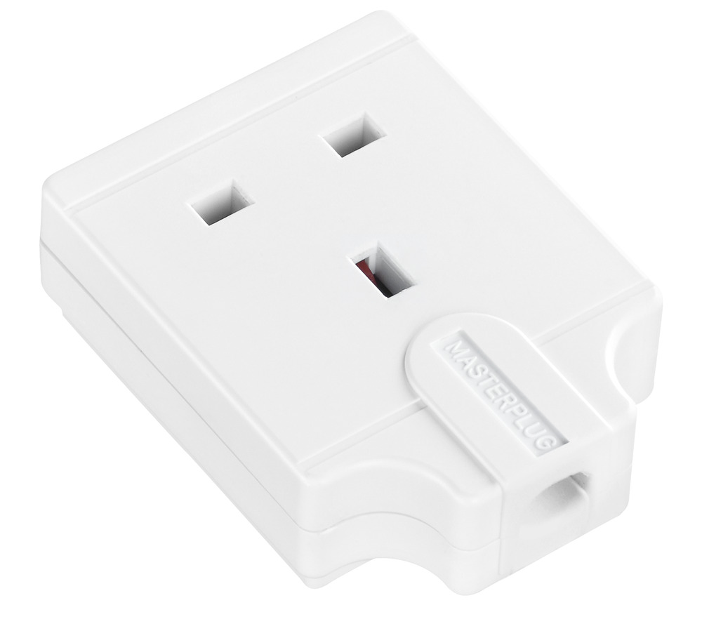 ss-mp BG Electrical 1 Socket Extension Reel Extension Lead