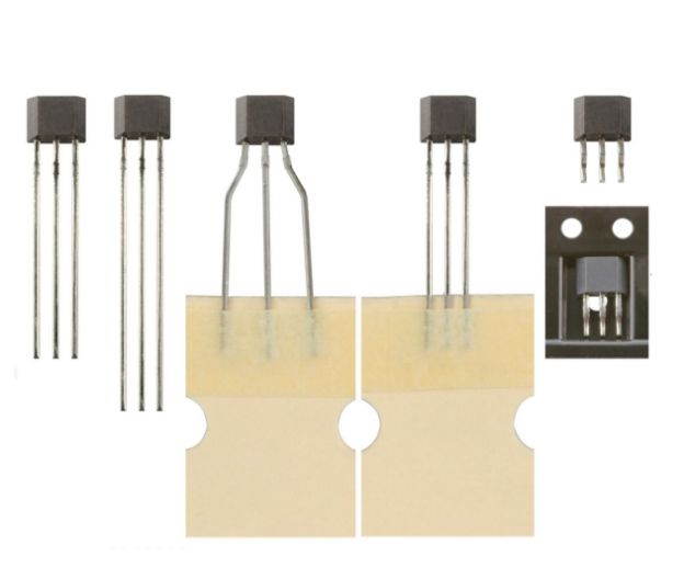 Honeywell 1 Axis Through Hole Hall Effect Sensor 4.5 V 10.5V, TO-92, 3-Pin